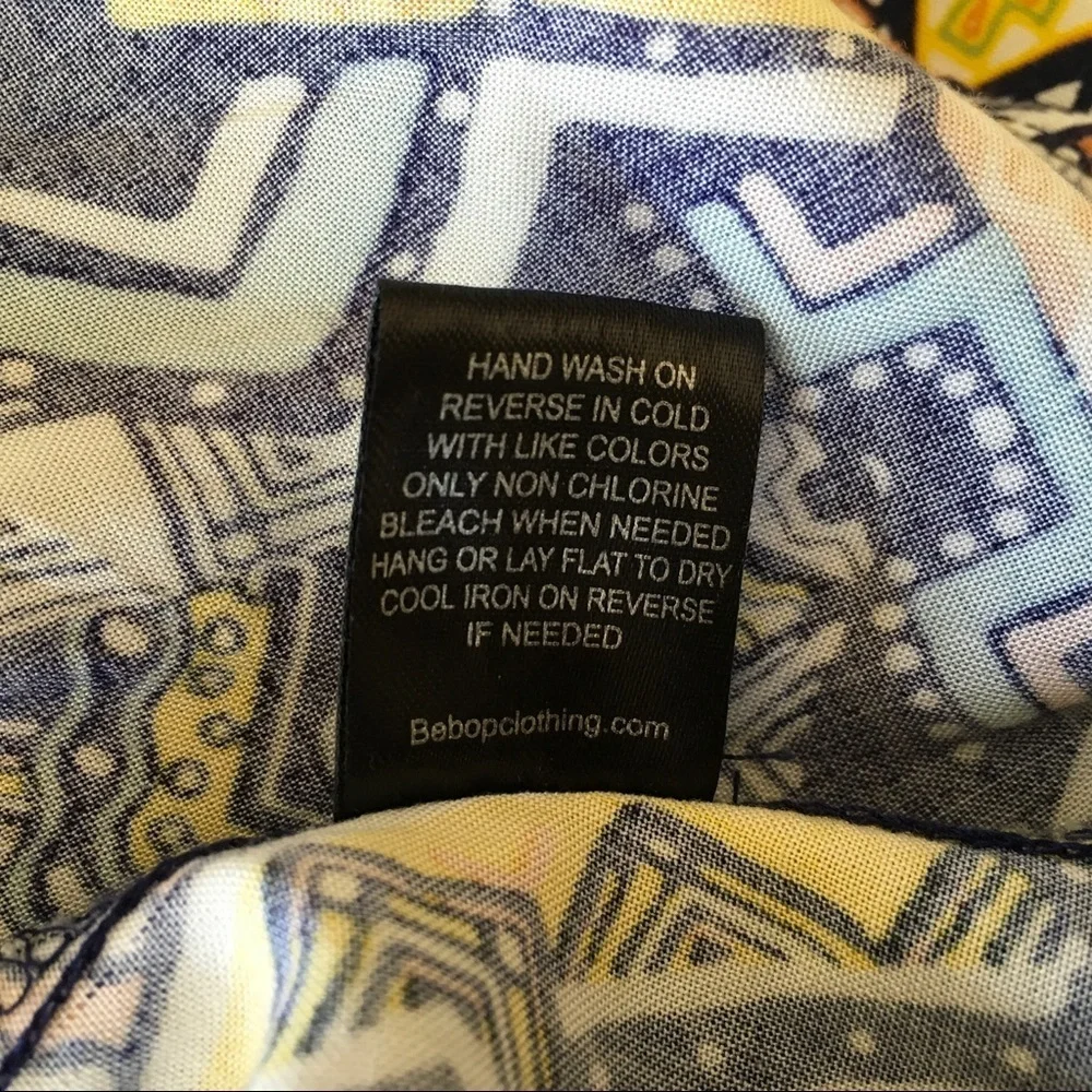 BeBop Abstract Geometric Print Tunic Dress Medium
